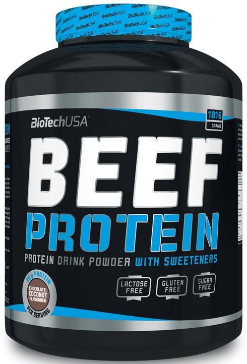 BioTechUSA Beef Protein, Vanilla Cinnamon - 1816g