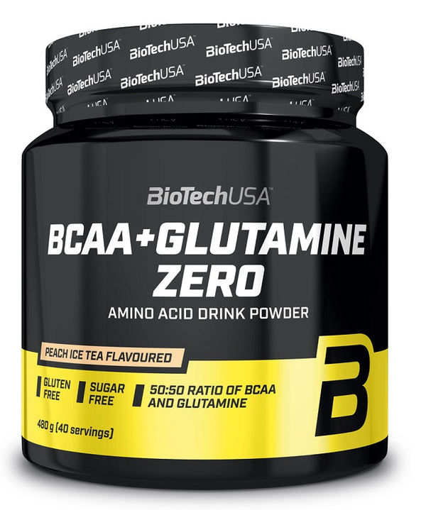 BioTechUSA BCAA + Glutamine Zero, Orange - 480g