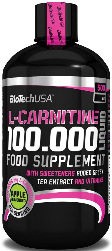 BioTechUSA L-Carnitine 100.000, Apple - 500 ml