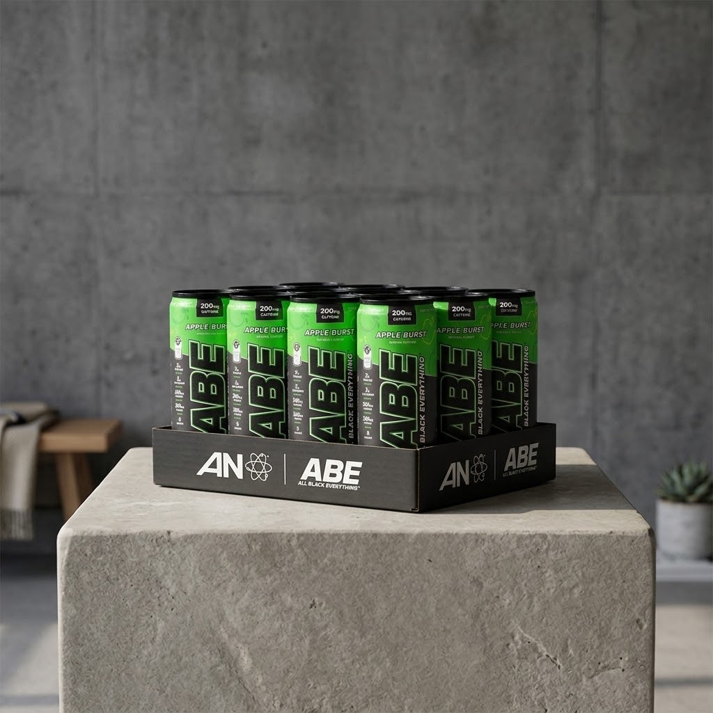 ABE Energy + Performance Cans, Apple Burst - 12 x 330 ml.