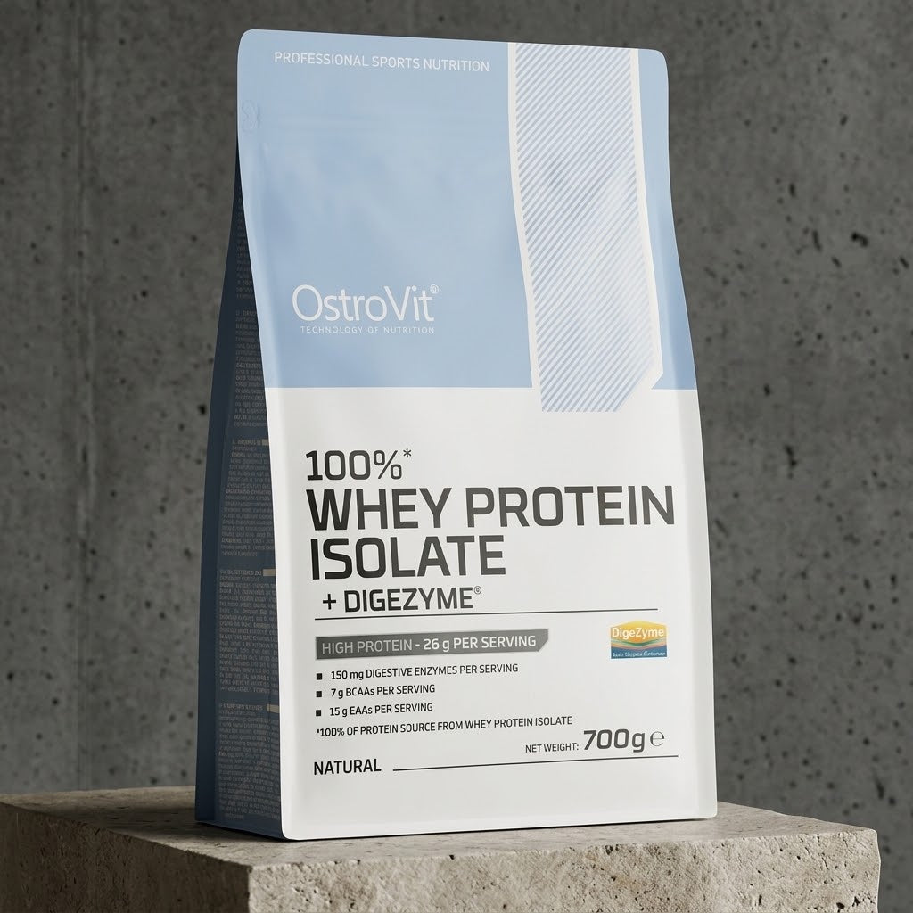 100% Whey Protein Isolate + Digezyme, Natural - 700g