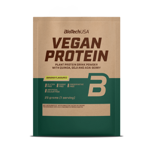 BioTechUSA Vegan Protein, Banana - 25g (1 serving)