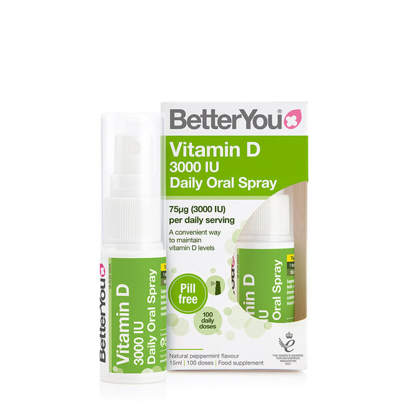 BetterYou Vitamin D, 3000 IU Daily Oral Spray - 15 ml