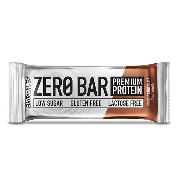 BioTechUSA Zero Bar, Double Chocolate - 20 x 50g