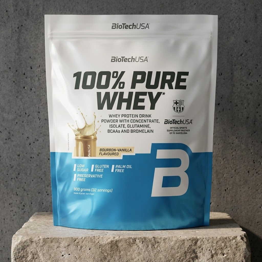 100% Pure Whey, Bourbon Vanilla - 900g