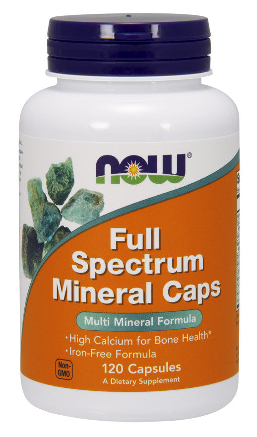 NOW Foods Full Spectrum Mineral Caps, Iron-Free - 120 caps