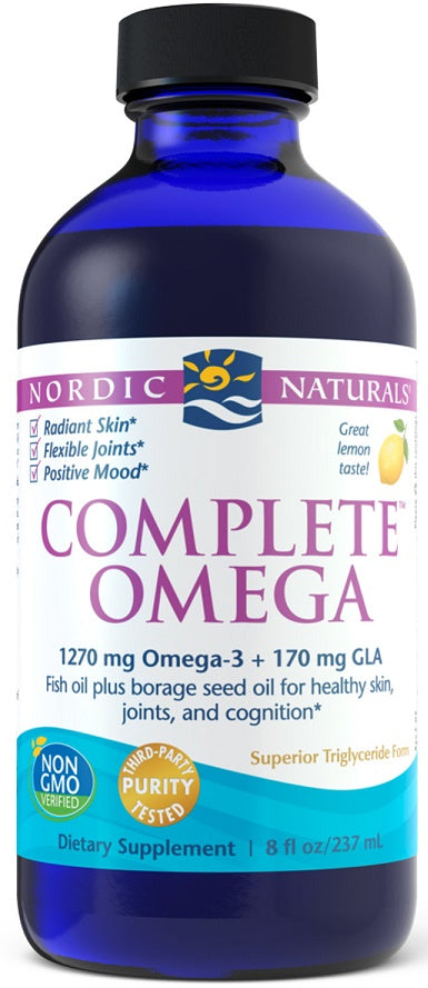 Nordic Naturals Complete Omega, 1270mg Lemon - 237 ml