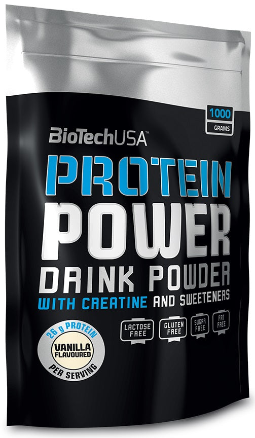 BioTechUSA Protein Power, Vanilla - 1000g