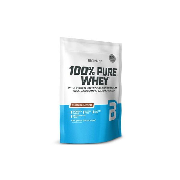 BioTechUSA 100% Pure Whey, Chocolate - 454g