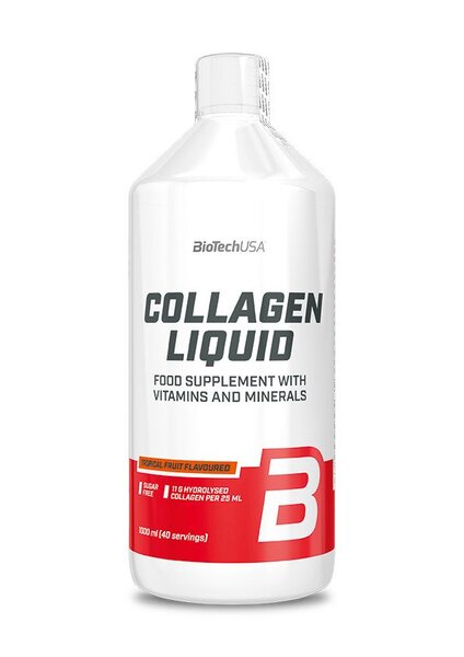 BioTechUSA Collagen Liquid, Tropical Fruit - 1000 ml