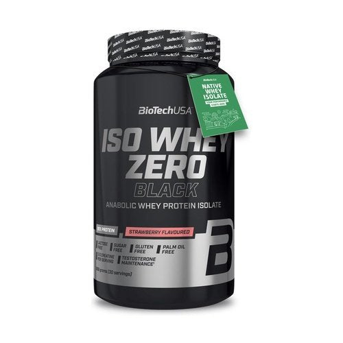 BioTechUSA Iso Whey Zero Black, Strawberry - 908g