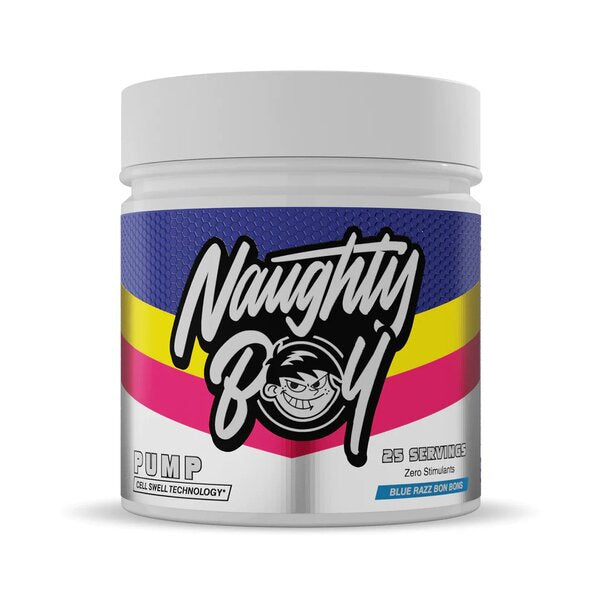 Naughty Boy Pump, Blue Razz Bon Bons - 400g