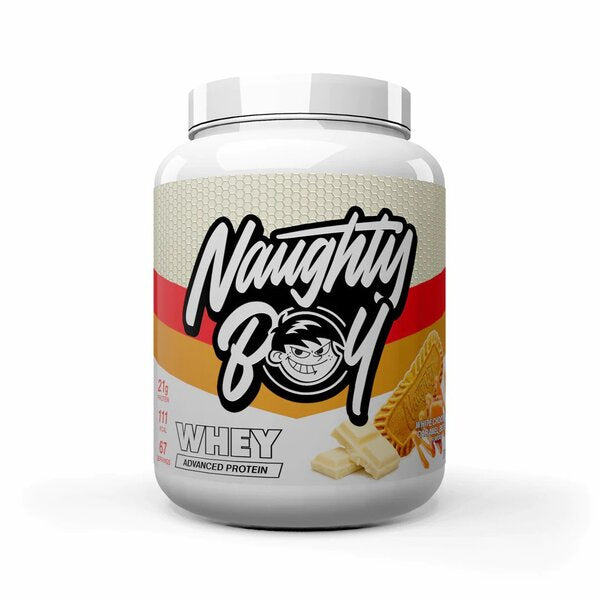 Naughty Boy Advanced Whey, White Chocolate Caramel Biscuit - 2010g