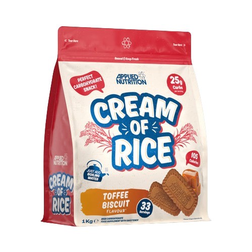 Applied Nutrition Cream of Rice, Toffee Biscuit - 1000g