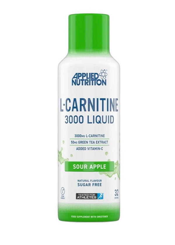 Applied Nutrition L-Carnitine Liquid 3000, Sour Apple - 480 ml