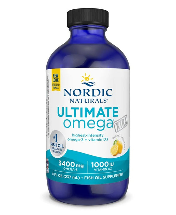 Nordic Naturals Ultimate Omega Xtra, 3400mg Lemon - 237 ml