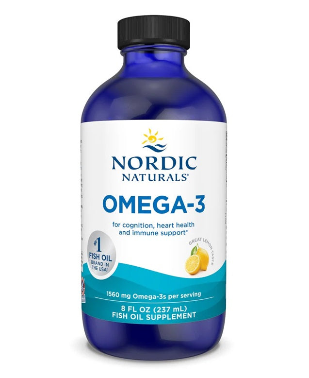 Nordic Naturals Omega-3, 1560mg Lemon - 237 ml