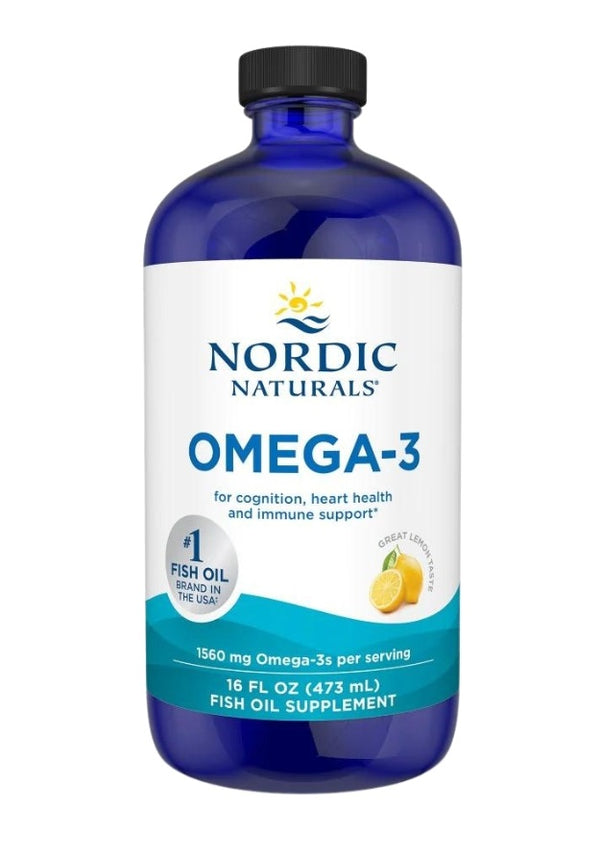 Nordic Naturals Omega-3, 1560mg Lemon - 473 ml