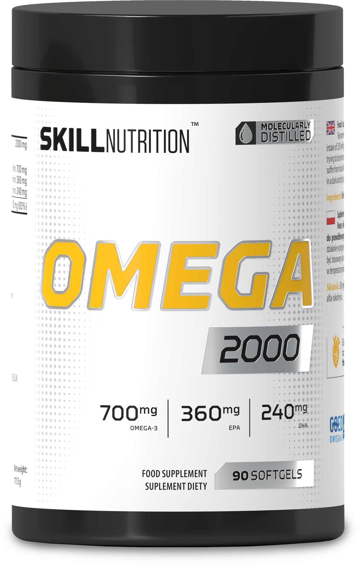 Skill Nutrition Omega 2000 - 90 softgels