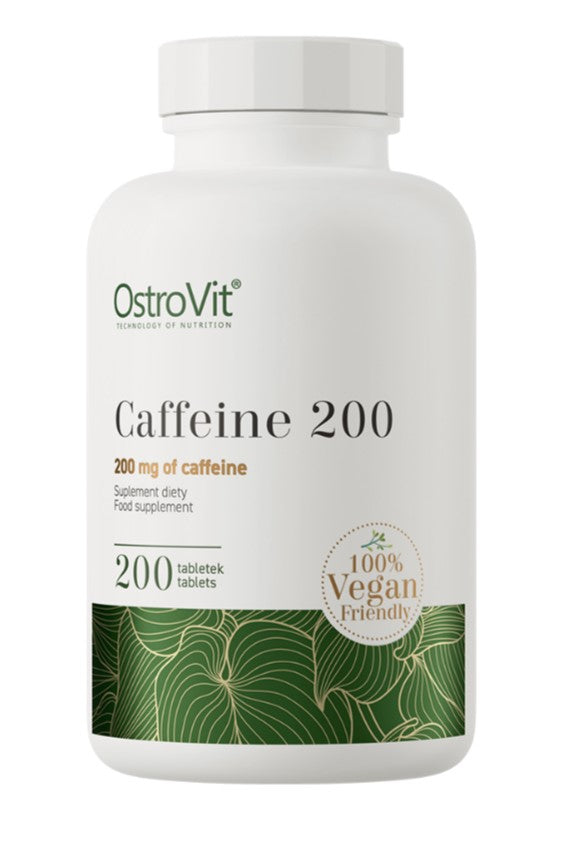 OstroVit Caffeine 200, 200mg - 200 tablets