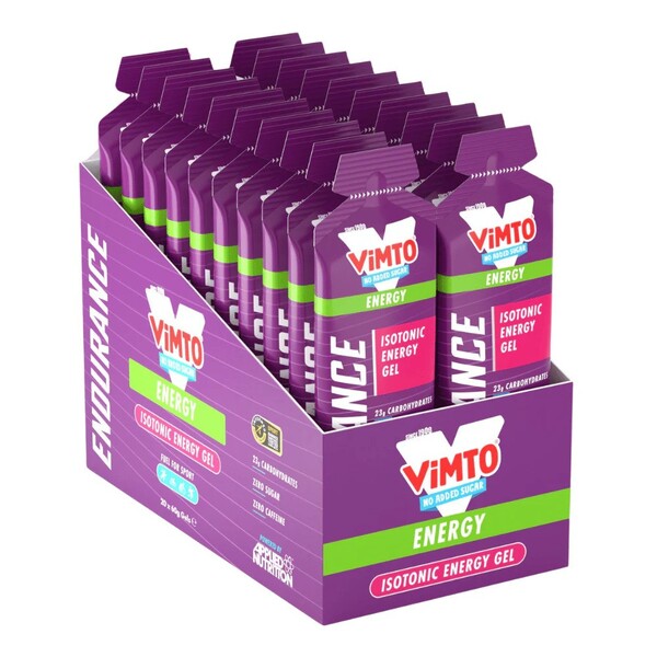 Applied Nutrition Endurance Energy Isotonic Energy Gel, Vimto - 20 x 60g