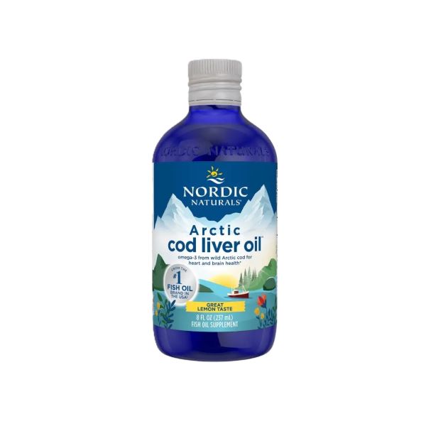 Nordic Naturals Arctic Cod Liver Oil, 1060mg Lemon - 237 ml