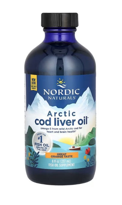 Nordic Naturals Arctic Cod Liver Oil, 1060mg Orange - 237 ml