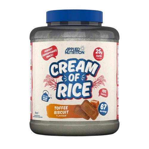Applied Nutrition Cream of Rice, Toffee Biscuit - 2000g