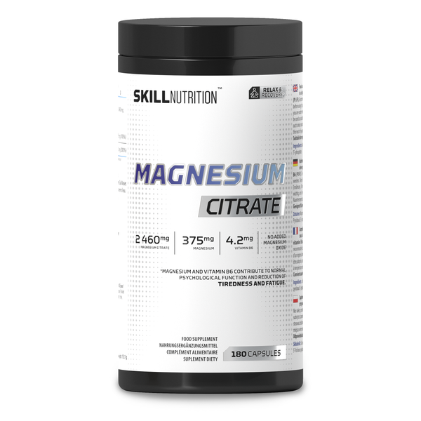 Skill Nutrition Magnesium Citrate - 180 caps