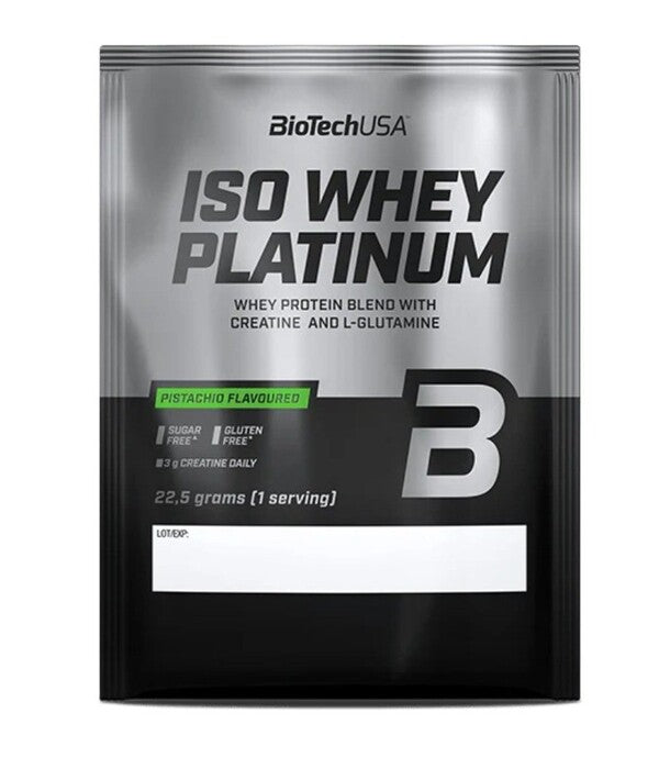 BioTechUSA Iso Whey Platinum, Pistachio - 22.5g (1 serving)