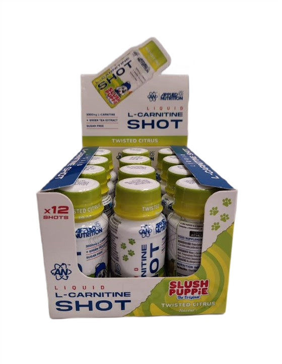 Applied Nutrition Liquid L-Carnitine Shot, Slush Puppie Twisted Citrus - 12 x 60 ml