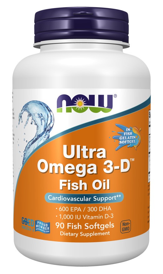 NOW Foods Ultra Omega 3-D Fish Oil - 90 softgels