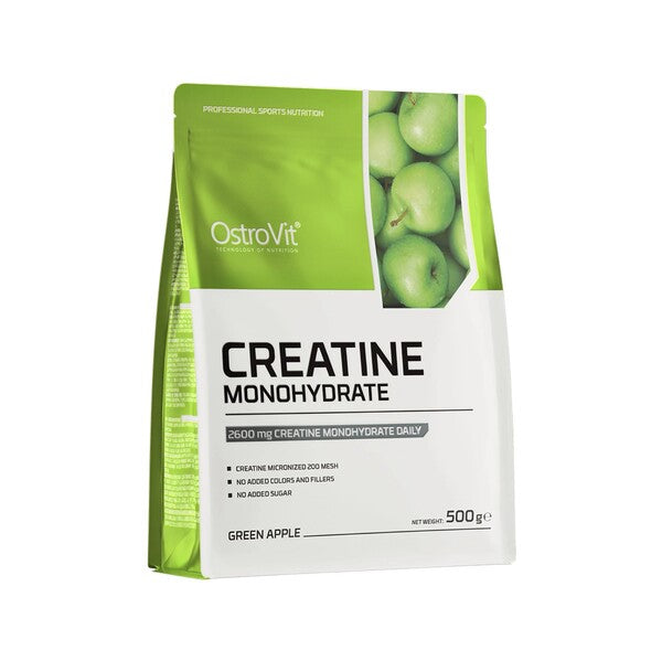 OstroVit Creatine Monohydrate, Green Apple - 500g