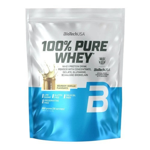 BioTechUSA 100% Pure Whey, Bourbon Vanilla - 900g