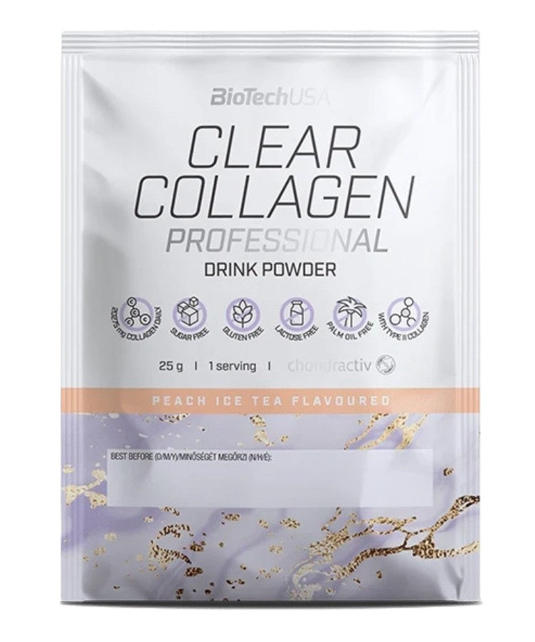 BioTechUSA Clear Collagen Professional, Peach Ice Tea - 25g (1 serving)