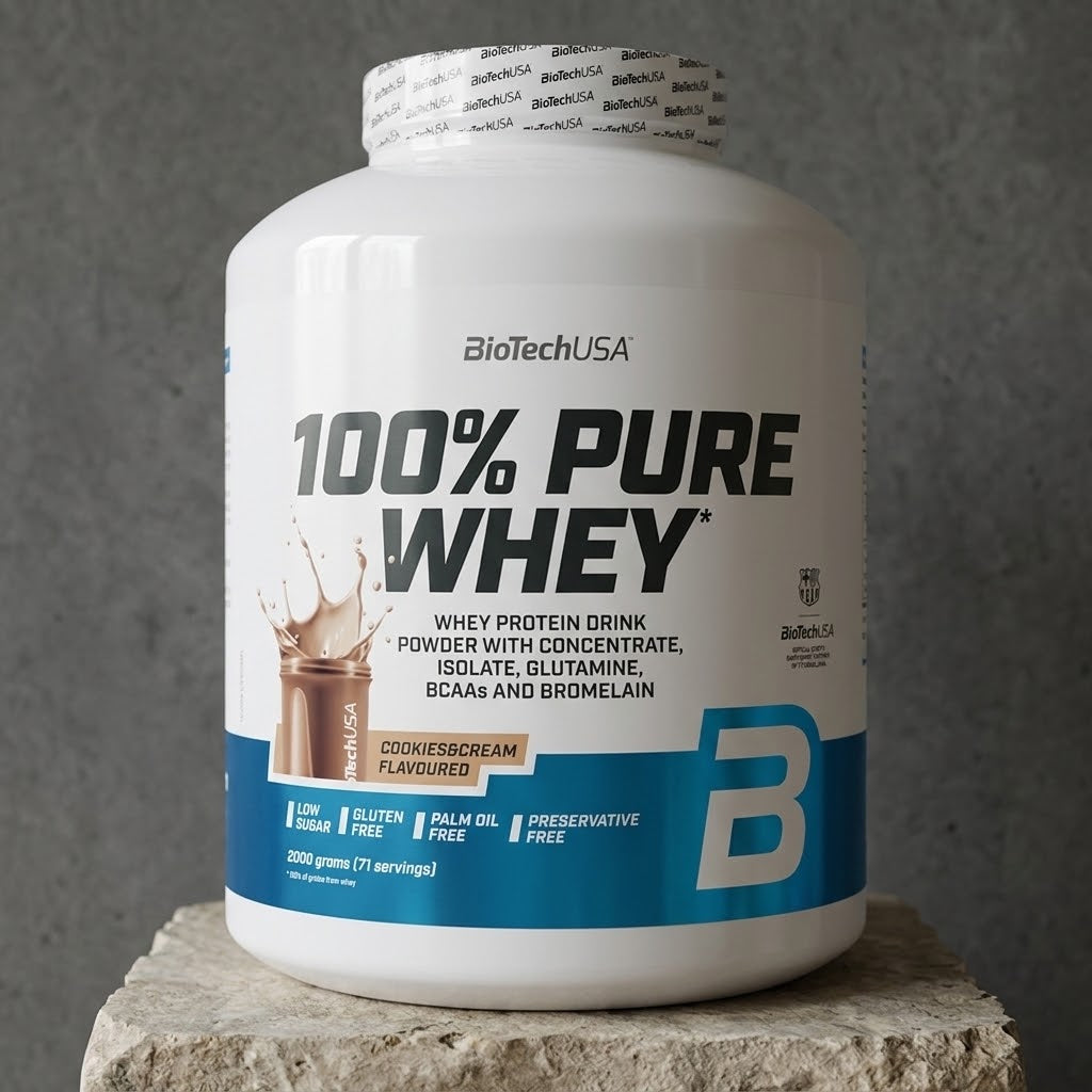 100% Pure Whey, Cookies & Cream - 2000g