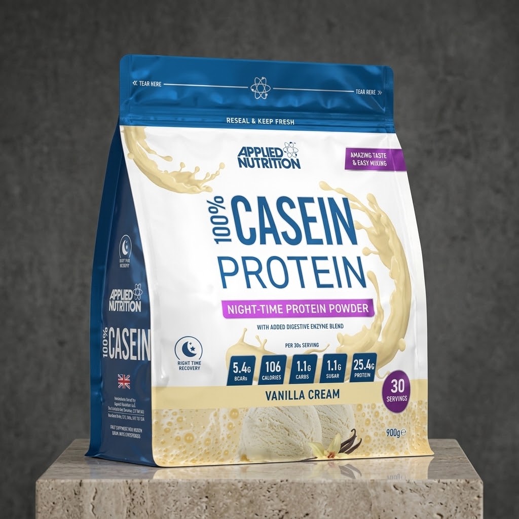 100% Casein Protein, Vanilla Cream - 900g